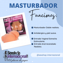 EMILY ASS MASTURBADOR DEL PLACER ANAL Y VAGINAL SEXSHOP PTE PIEDRA